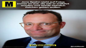 Pharmazie-Minister Jens Spahn auf dem Frankfurter Lohrberg: statt Wahlkampf Vorfahrt nach BERLIN ;-) by Querdenken-615 (Darmstadt)