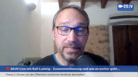 🔴 20:IV Live mit Ralf Ludwig - Zusammenfassung und wie es weiter geht... 05.09.2021 by zwanzig4.media