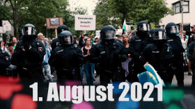 01. August 2021 - Der Demonstrationszug durch Berlin aus  dem Blickwinkel der entfesselten Kamera by Querdenken-615 (Darmstadt)