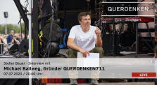 LIVE-Interview mit Michael Ballweg - QUERDENKEN711 Stuttgart by Demos (QUERDENKEN-711)