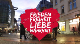 Achims Einzelkundgebung in Frankfurt - Wir sind das Licht! 30.12.2021 by Querdenken-615 (Darmstadt)