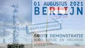 Demonstratie in Berlijn op 01.08.2021: "Het jaar van vrijheid en vrede" by QUERDENKEN-711 (Stuttgart)