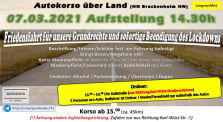 Impressionen Autokorso Heilbronn 7. März 2021 by Querdenken-713 (Heilbronn)
