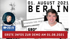 🔴 20:IV Live - Ralf Ludwig im Gespräch mit Michael Ballweg über den 01.08.21 in Berlin by zwanzig4.media