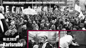Aufbruchstimmung - 10.12.2023 - 75. internationaler Tag der Menschenrechte : Demo #Karlsruhe by QUERDENKEN-711 (Stuttgart)