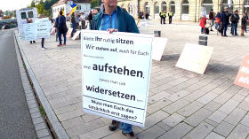 Schilder-Demo in Schwäbisch Gmünd am 17.10.2021 by Querdenken7171 (Schwäbisch Gmünd)