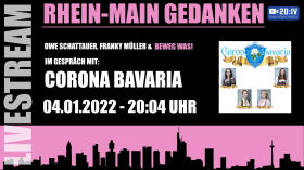 20:IV Live: Beweg Was! - Rhein Main Gedanken - Heute mit "Corona Bavaria" | 04.01.2022 by zwanzig4.media