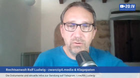 20:IV LIVE Ralf Ludwig - Corona aus Sicht des Juristen - Neues vom ZAAVV und den Hauptsacheverfahren | 06.10.2021 by zwanzig4.media