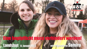Demonstration in Landshut am 8. Januar 2022 - inkl. Interview mit Samira (ehem. Präparatorin der Pathologie der LMU) by News & Infos