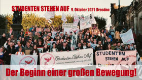 👩🏽‍🦱👱🏼‍♂️ Studenten stehen auf 👨🏼‍🦰👩🏼 Die entfesselte Kamera war dabei! (Re-Upload) by Querdenken-615 (Darmstadt)