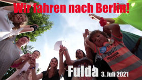 Die Demo zu Fulda aus dem Blickwinkel der "Entfesselten Kamera" 03.07.2021 by Querdenken-615 (Darmstadt)