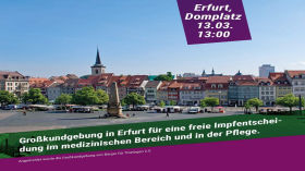 20:IV DEMO LIVE STREAM | Erfurt - Großkundgebung für freie Impfentscheidung | Ralf Ludwig, Clarsen Ratz u.A.| 13.03.2022 by zwanzig4.media
