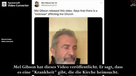 Mel Gibson: Der Vatican und die NWO / Vigano macht Wind auch in Hollywood (Re-Upload mit dt. Untertiteln) by Querdenken-615 (Darmstadt)