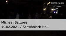 Michael Ballweg / 18.02.21 - Schwäbisch Hall - Nominierung "schlechteste Versammlungsbehörde 2021" by Demos (QUERDENKEN-711)