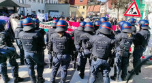 Antifa Blockiert den friedlichen DEMO-Zug in Schwäbisch Gmünd by Querdenken7171 (Schwäbisch Gmünd)