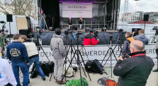 Paul und Junika Rappen die Bühne auf der Demo in Stuttgart by Querdenken7171 (Schwäbisch Gmünd)