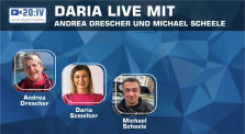 20:IV Daria Live mit Andrea Drescher und Michael Schele by zwanzig4.media