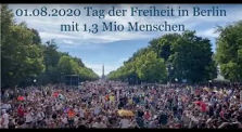 01.08.2020 I Tag der Freiheit in Berlin I Mit 1,3 Mio Menschen by Demos (QUERDENKEN-711)