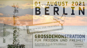 Einladung an die plattdeutsche Freiheits- und Friedensbewegung zur Demonstration in Berlin am 01.08.2021 by QUERDENKEN-711 (Stuttgart)