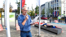 Stefans Rede in Schwäbisch Gmünd auf der Schilder-Demo am 17.10.2021 by Querdenken7171 (Schwäbisch Gmünd)