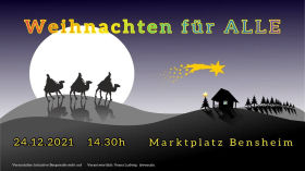 Weihnachten für alle - Bensheim / 24.12.2021 by Querdenken-615 (Darmstadt)