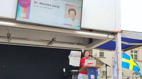 Dr. Monika Jiang - Ärztin aus Leidenschaft bei unserer 'Kinder stehen auf Demo' am 05.06.21 in Darmstadt by Querdenken-615 (Darmstadt)