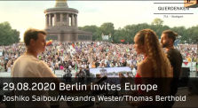 Rede von Joshiko Saibou, Alexandra Wester & Thomas Berthold am 29.08.2020 in Berlin #b2908 by Demos (QUERDENKEN-711)
