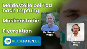 🔴 Meldestelle bei Tod nach Impfung, Maskenstudie bei Kindern – mit Dr. Ronald Weikl KPTV #71 by Klagepaten