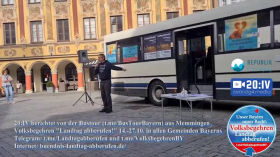 🔵 20:IV Ralf Ludwig von der Bustour "Landtag abberufen!" aus Memmingen  | 20.10.2021 by zwanzig4.media