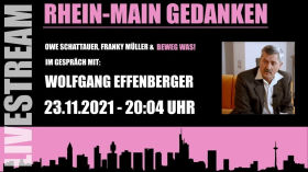 🔴 20:IV Live: Beweg Was! - Rhein Main Gedanken - Gast: Wolfgang Effenberger | Folge 2 | 23.11.2021 by zwanzig4.media