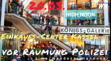 Königs-Galerie Kassel - High noon im Einkaufszentrum - vor Räumung Polizei - maskenlos - 20.03.2021 by News & Infos